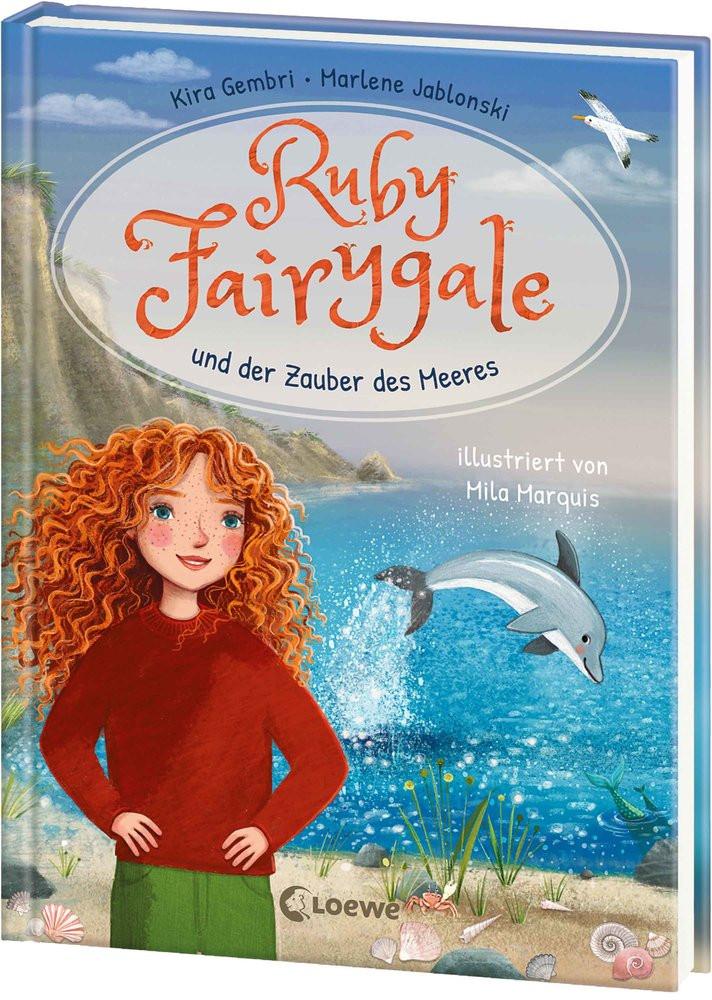 Ruby Fairygale und der Zauber des Meeres (Erstlese-Reihe, Band 5) Gembri, Kira; Jablonski, Marlene; Loewe Erstes Selberlesen (Hrsg.); Marquis, Mila (Illustrationen) Gebundene Ausgabe 