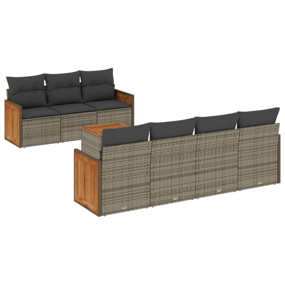 Garten sofagarnitur poly-rattan