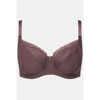 Ulla Popken Soutien-gorge à armatures Jacquard Bordure Dentelle  