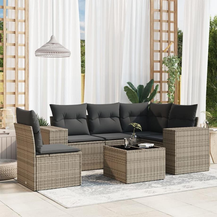 VidaXL Garten sofagarnitur poly-rattan  