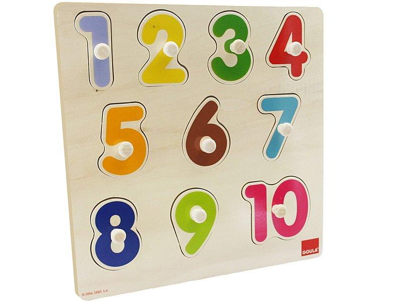 GOULA  Puzzle Zahlen (10Teile) 