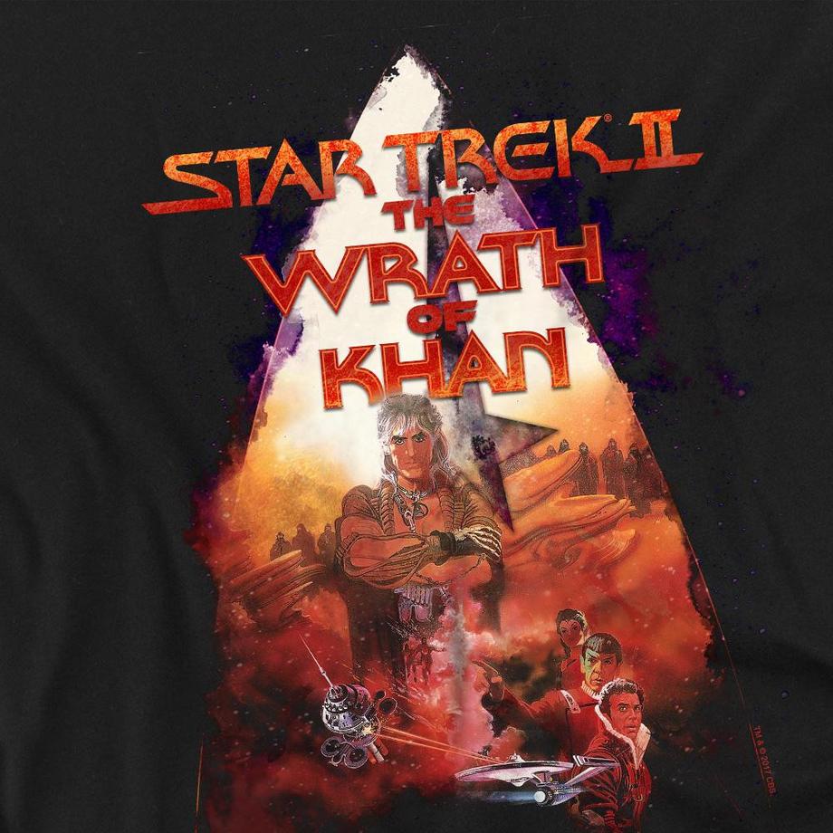 Star Trek The Wrath of Khan T-Shirt Maniche Lunghe  