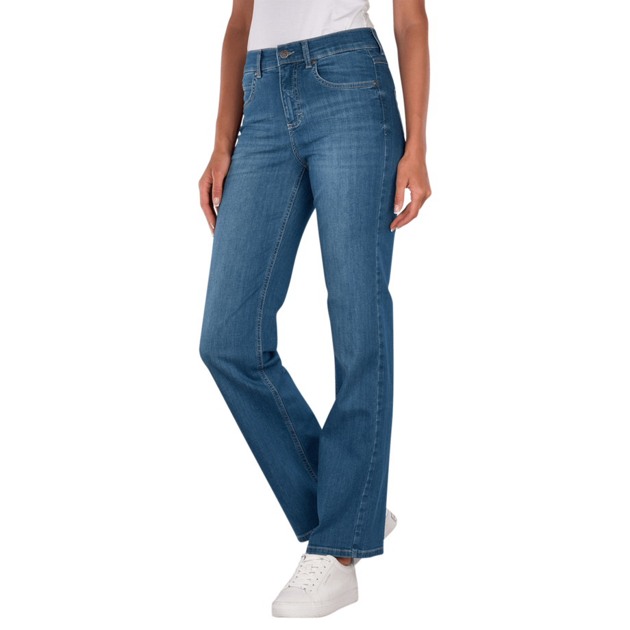 ANGELS Darleen Crop TU Lara Jeans Wide Straight Fit Sportiv Denim 