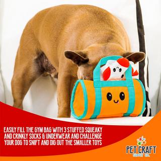 Activity-board  Versteckspiel Plüsch Hundespielzeug Knittern quietschendes interaktives Puzzle Kauen holen Leckereien Verstecken gehirnstimulierendes süßes lustiges Spielzeug 