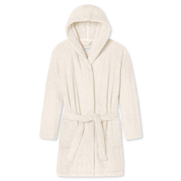 Schiesser Teddy Fleece Accappatoio con Cappuccio  
