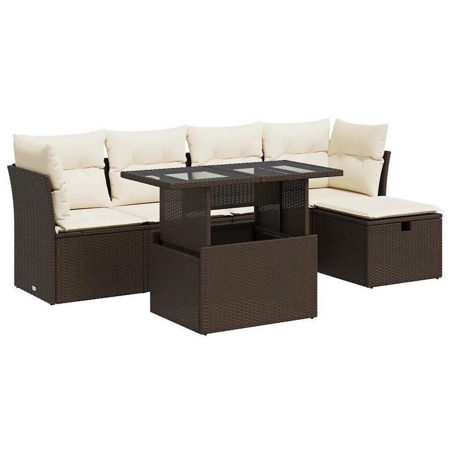 Garten sofagarnitur poly-rattan