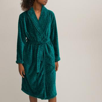 Robe de chambre maille polaire embossée