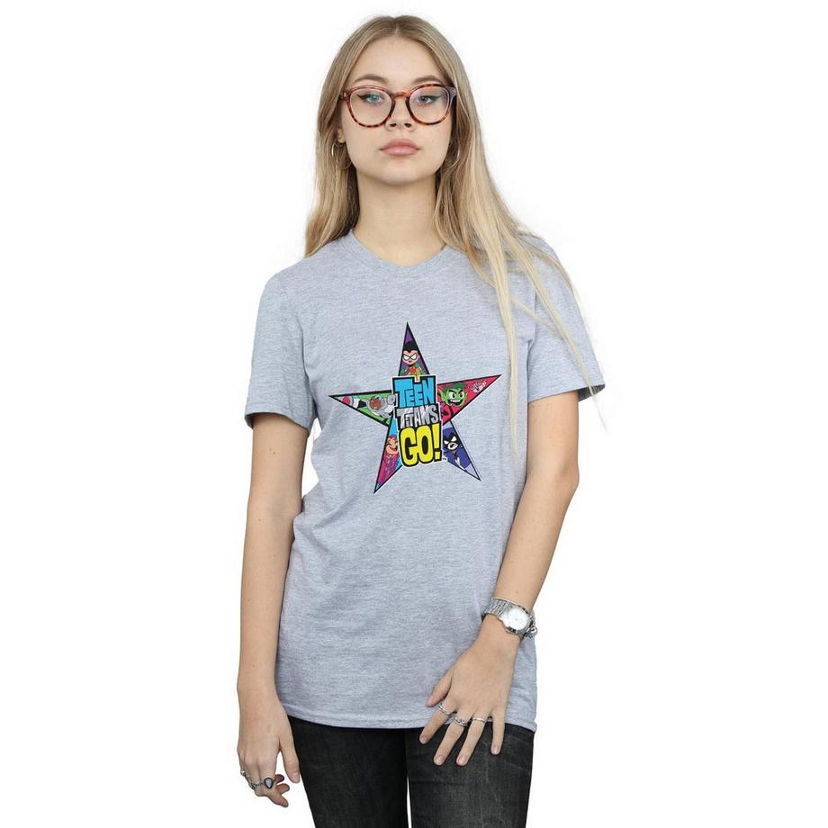 DC COMICS Teen Titans Go Star Logo T-Shirt  