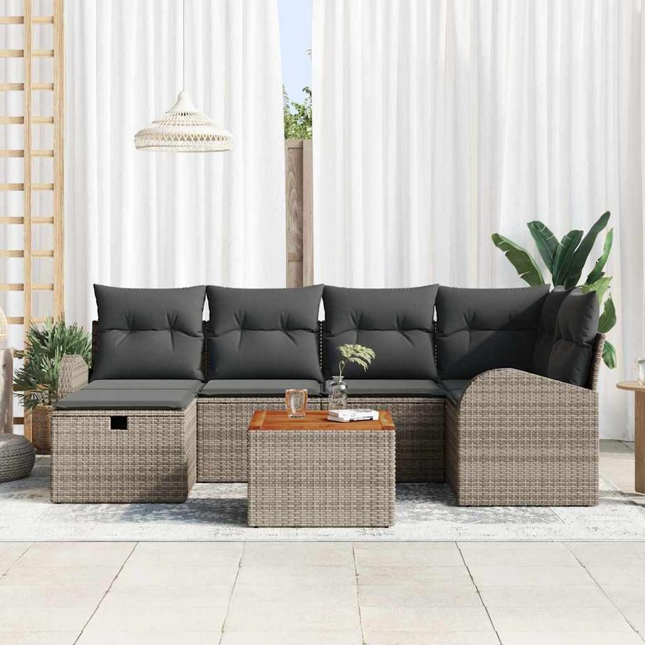 VidaXL Gartensofa-set poly-rattan  