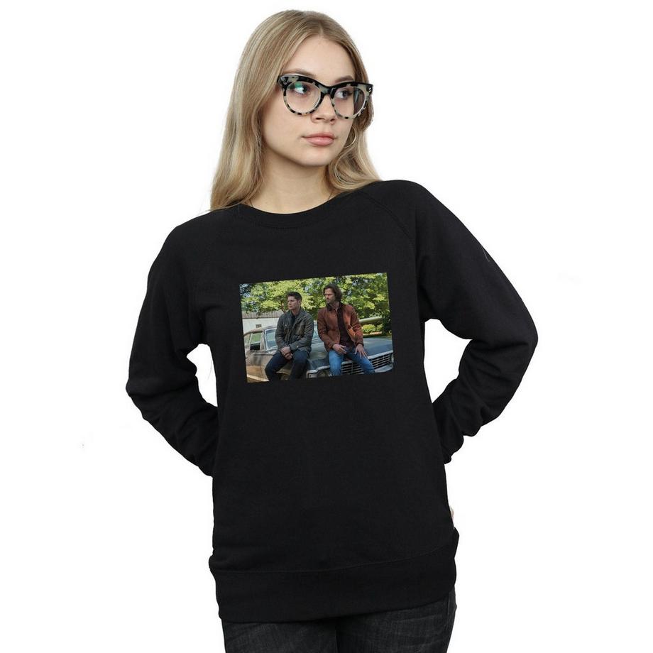 Supernatural Impala Brothers Bedrucktes Sweatshirt  