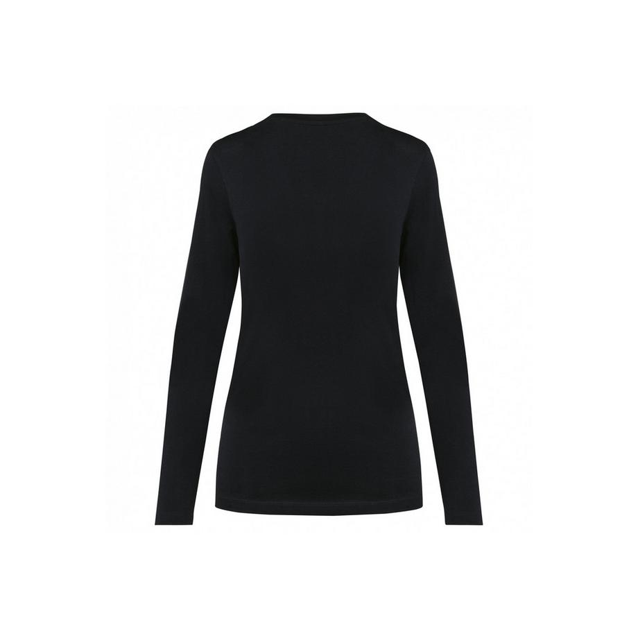 Kariban Supima Langarm V-Ausschnitt Shirt  