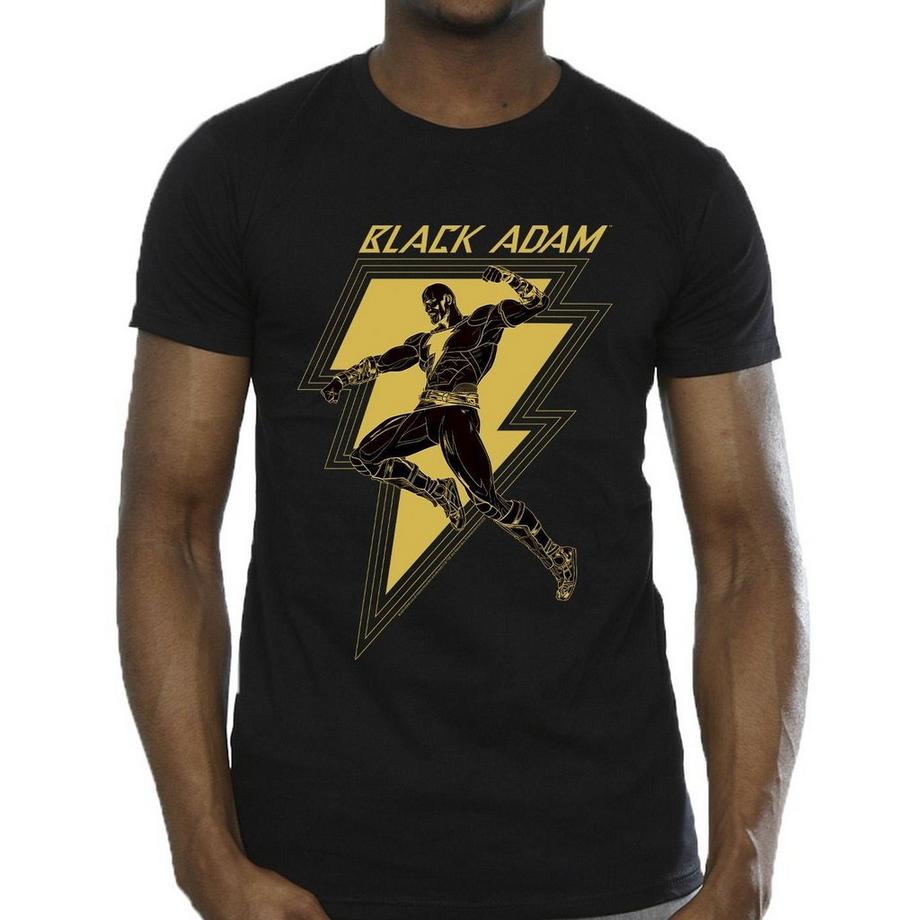 DC COMICS Black Adam T-Shirt Stampata Maniche Corte  