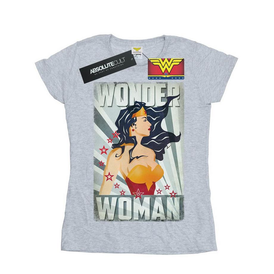 DC COMICS Wonder Woman T-Shirt Stampata  