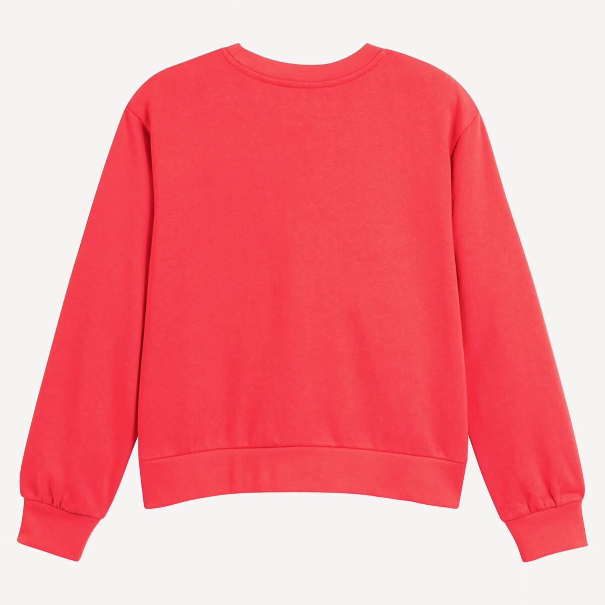 La Redoute Collections  Sweatshirt mit Rundhalsausschnitt aus Molton 