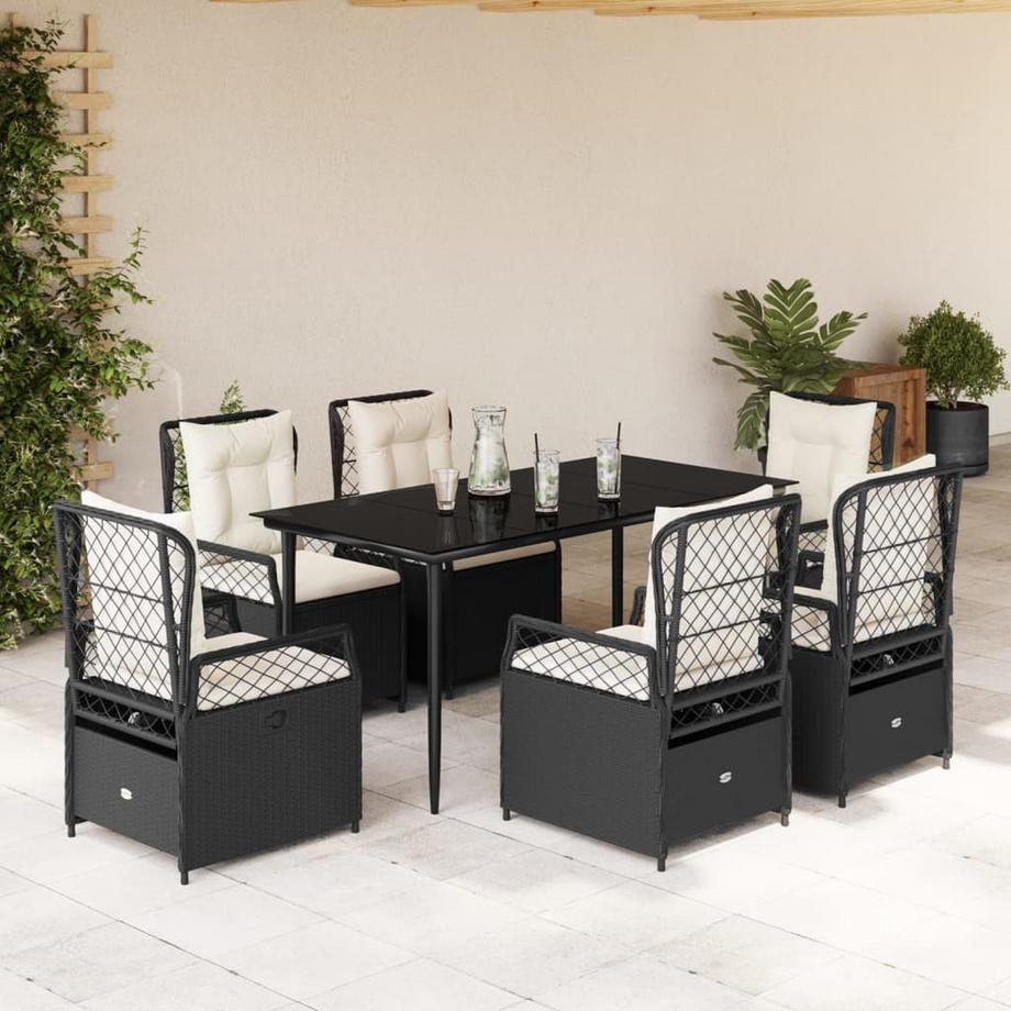 VidaXL Garten essgruppe poly-rattan  