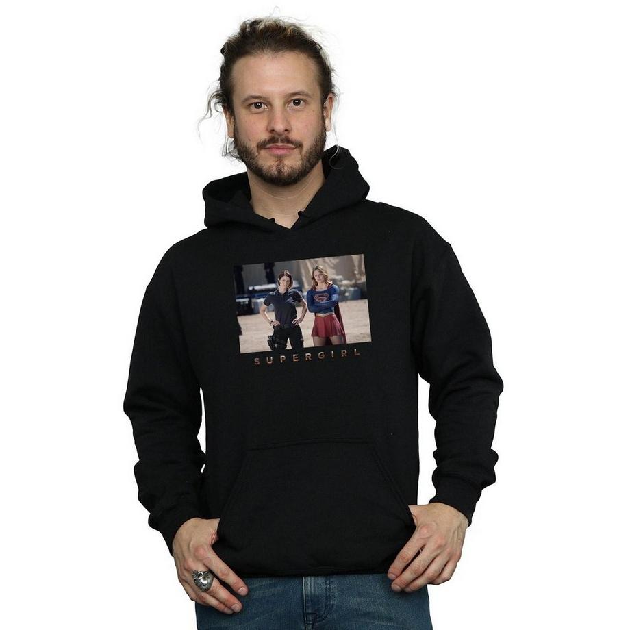 DC COMICS Supergirl Grafikdruck Hoodie  