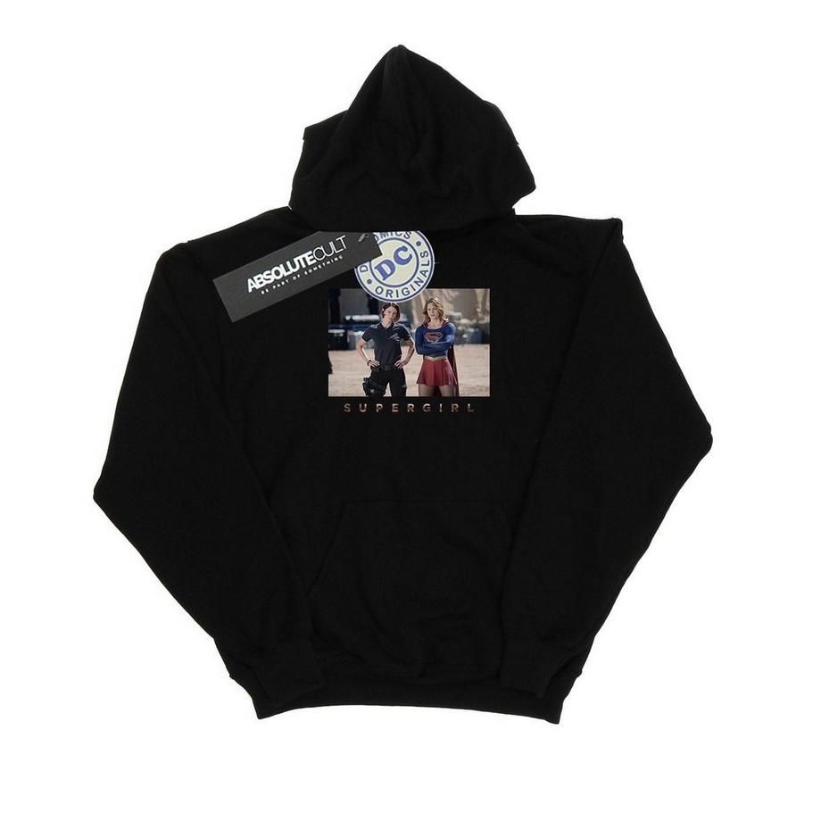 DC COMICS Supergirl Grafikdruck Hoodie  