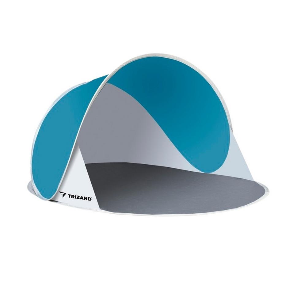 Trizand  Strandzelt 145x100x70cm - Türkis - Grau 