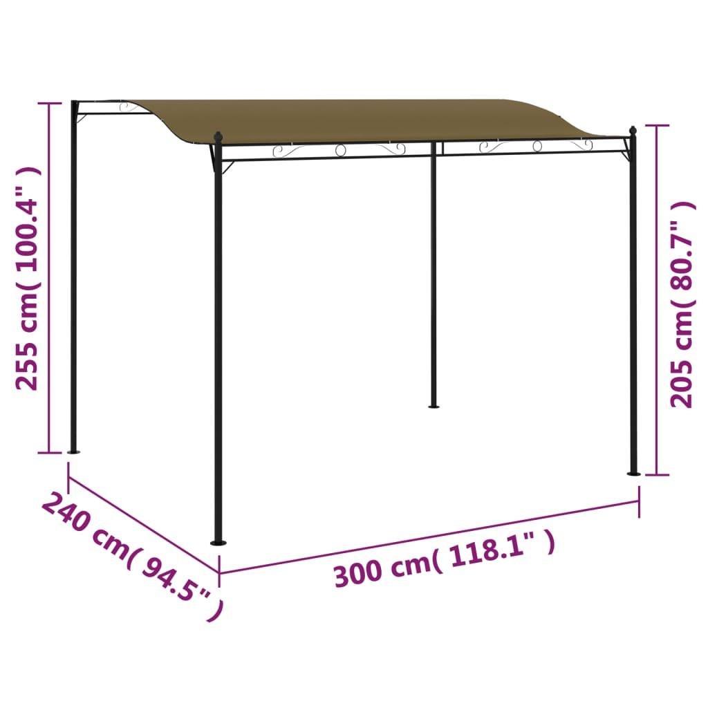 VidaXL Pavillon gewebe  