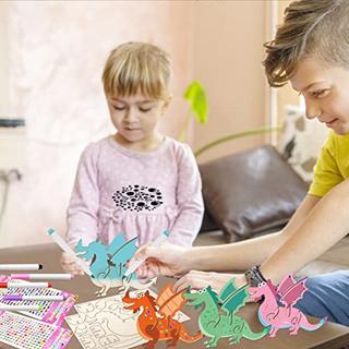 Activity-board  Dinosaurier-Bastelset aus Holz, Dinosaurier zum Bemalen 