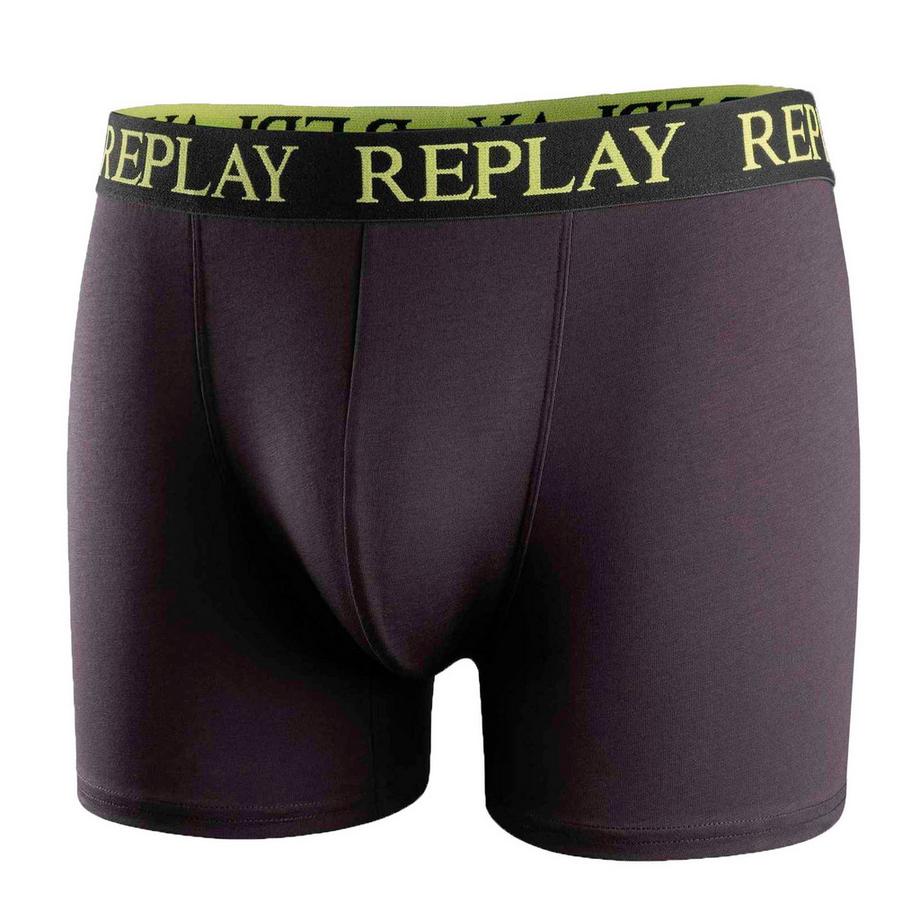 REPLAY Boxershorts 2er Pack Figurbetont  