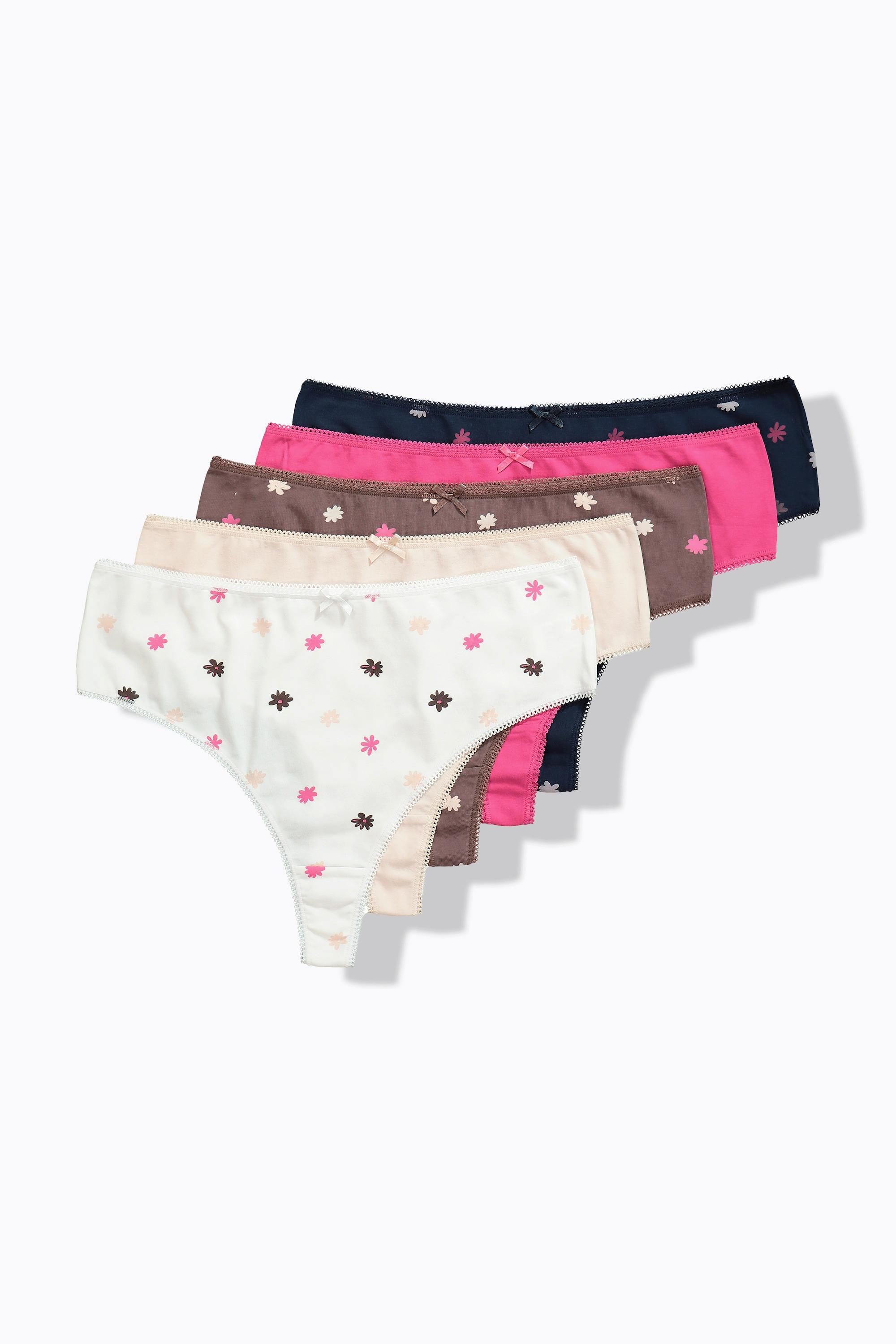 Ulla Popken Strings Lot de 5 Millefleur Uni  