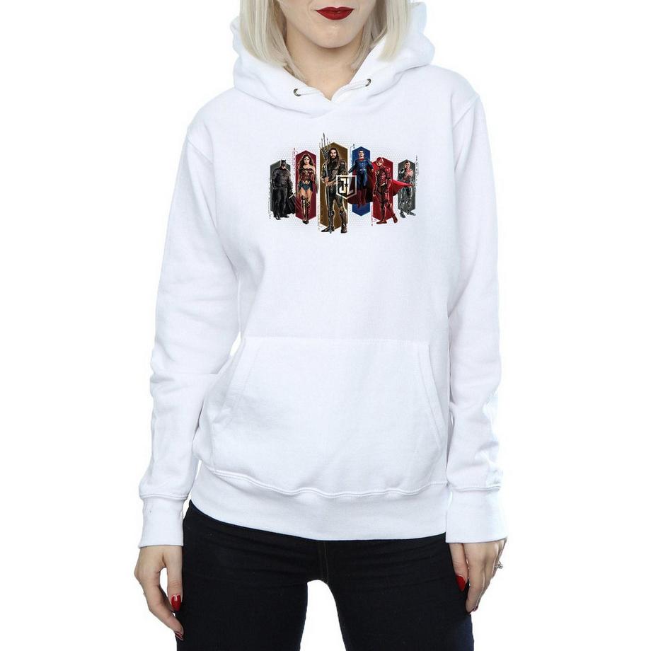 DC COMICS Justice League Felpa con Cappuccio  