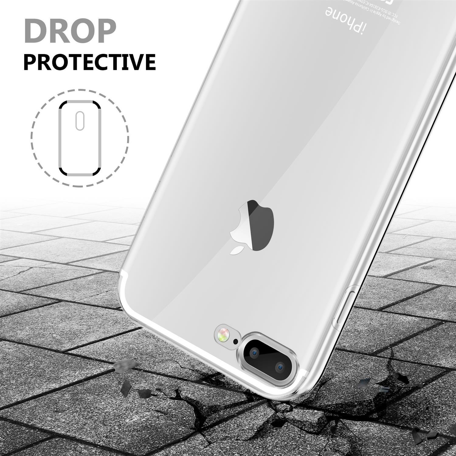 Cadorabo  Housse compatible avec Apple iPhone 7 PLUS / 7S PLUS / 8 PLUS - 360° Full Body Coque de protection - Protection frontale et dorsale, protection intégrale avec protection d'écran 