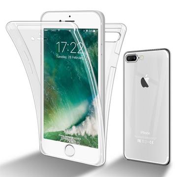 Housse compatible avec Apple iPhone 7 PLUS / 7S PLUS / 8 PLUS - 360° Full Body Coque de protection - Protection frontale et dorsale, protection intégrale avec protection d'écran