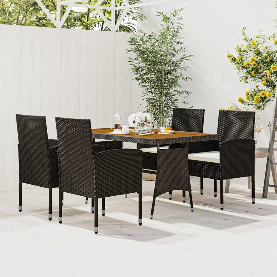 VidaXL Garten essgruppe poly-rattan  
