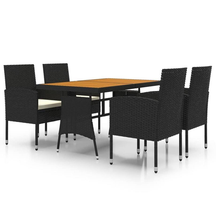 Garten essgruppe poly-rattan