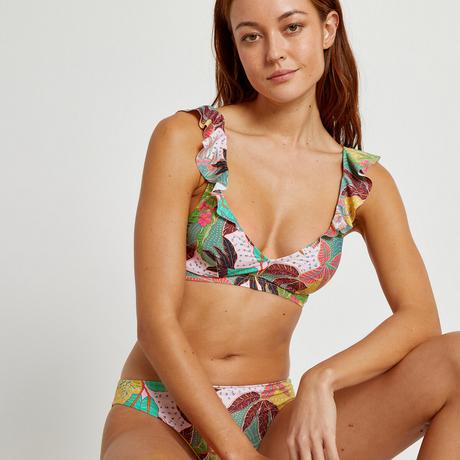 La Redoute Collections  Haut de maillot de bain brassière imprimé floral 