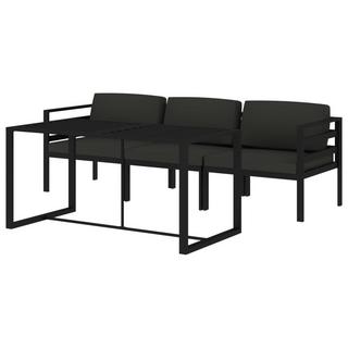 VidaXL Garten-lounge-set aluminium  