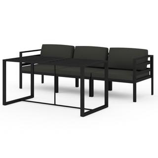 VidaXL Garten-lounge-set aluminium  