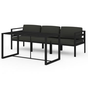 Garten-lounge-set aluminium