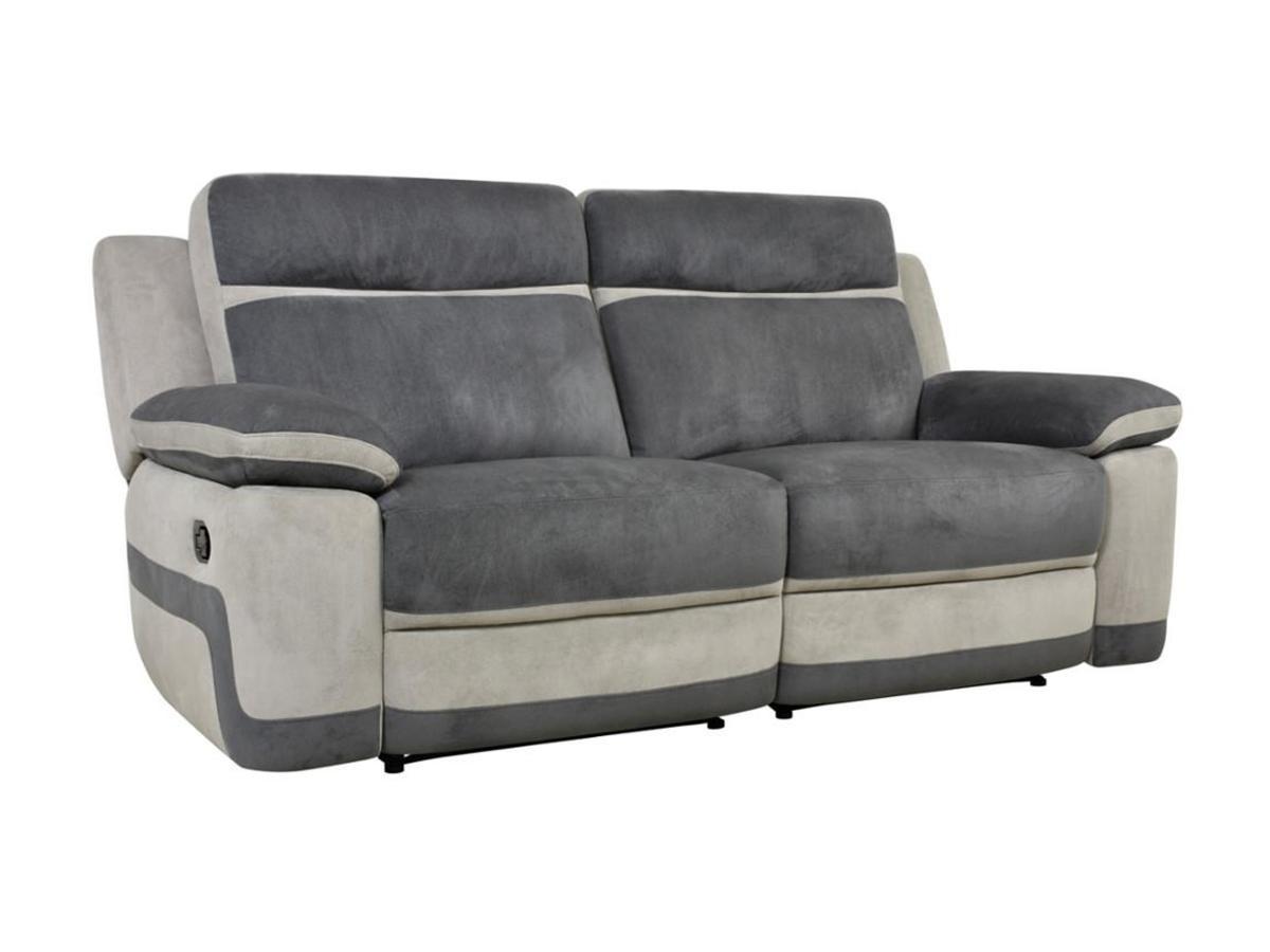 Vente-unique Relaxsofa Microfaser 3Sitzer TALCA  