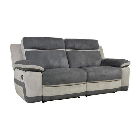 Vente-unique Relaxsofa Microfaser 3Sitzer TALCA  