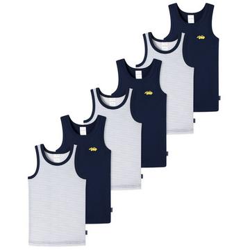 6er Pack Kids Boys Feinripp Organic Cotton - Unterhemd