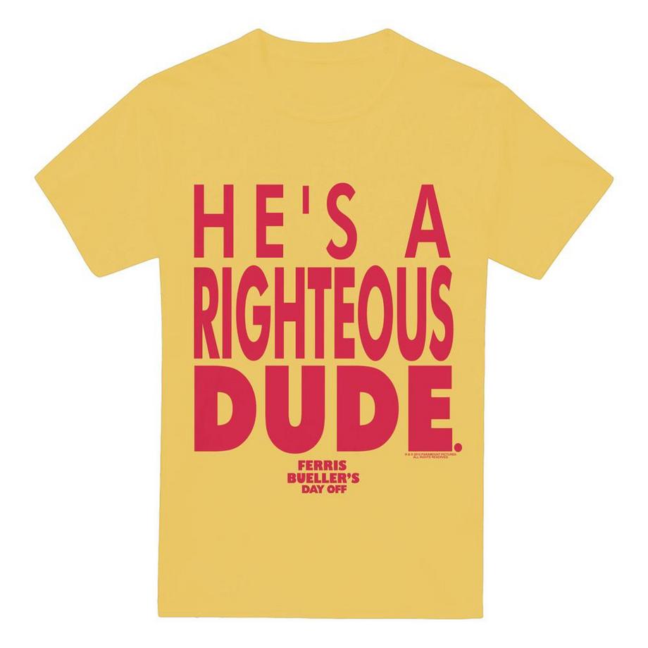 Ferris Bueller's Day Off T-ShirtRighteous Dude