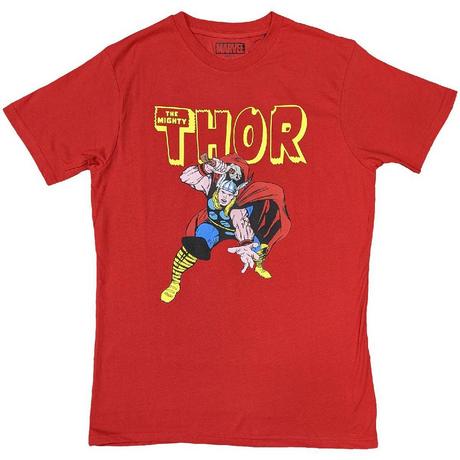 THOR Action Pose T-Shirt Stampa Grafica  