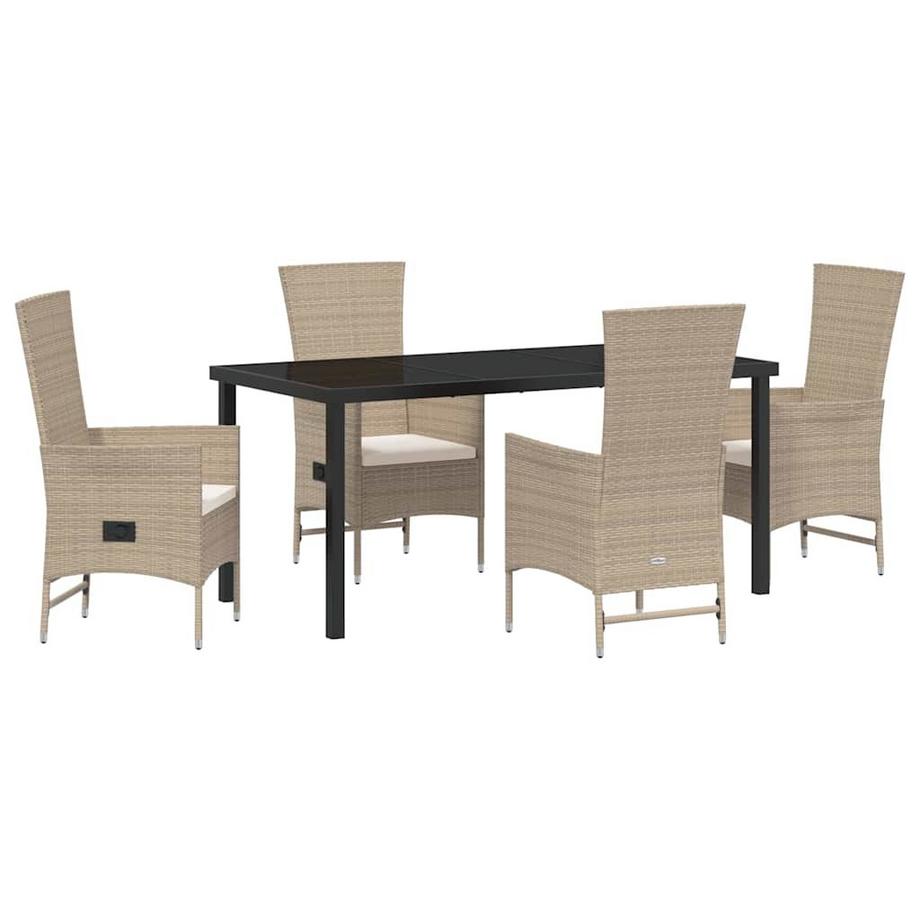 Ensemble de jardin poly rattan