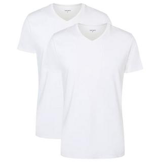camano Men Comfort BCI Cotton V-Neck T-Shirt Lot de 2  