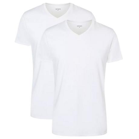 camano Men Comfort BCI Cotton V-Neck T-Shirt Lot de 2  