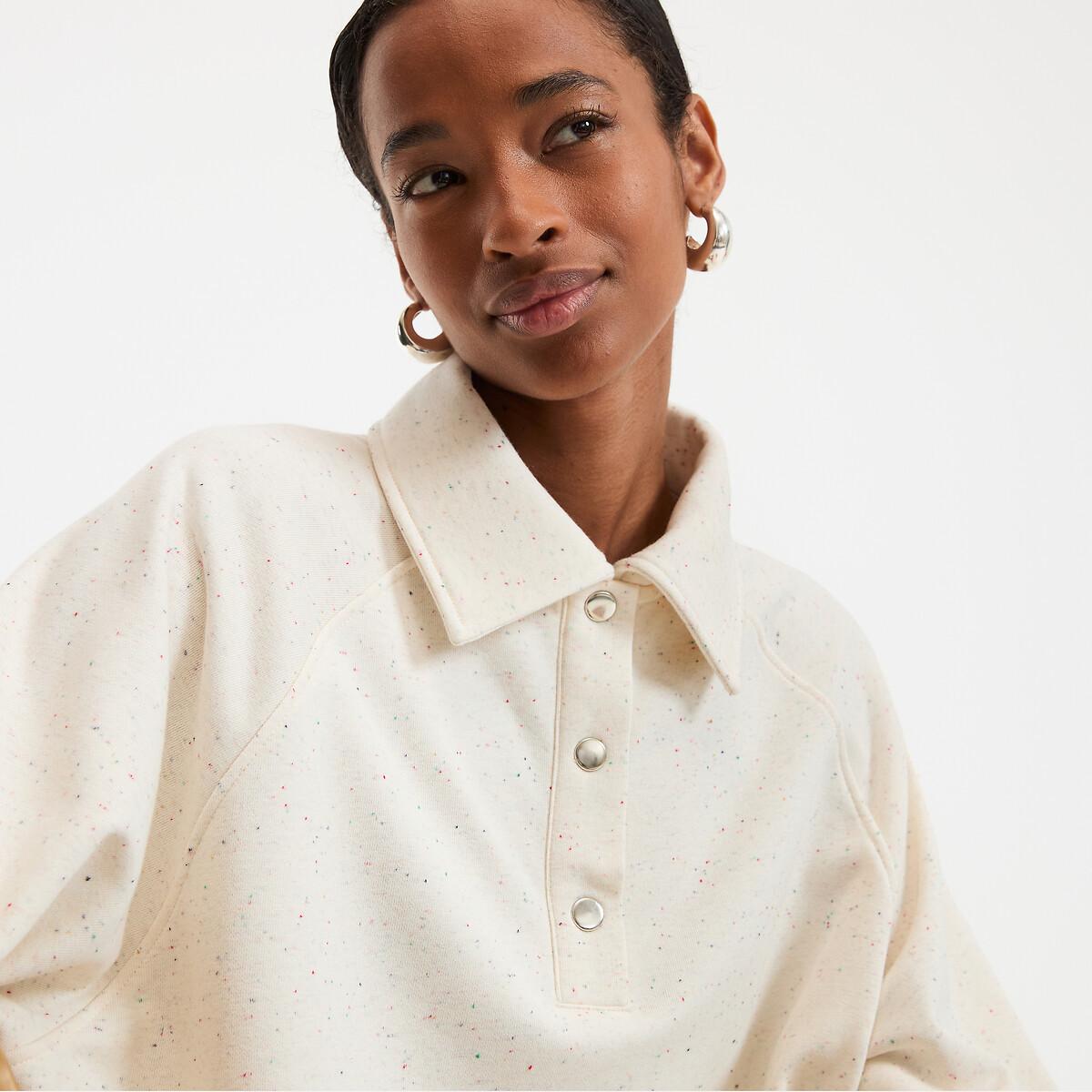 La Redoute Collections Sweat Molleton Col Polo  