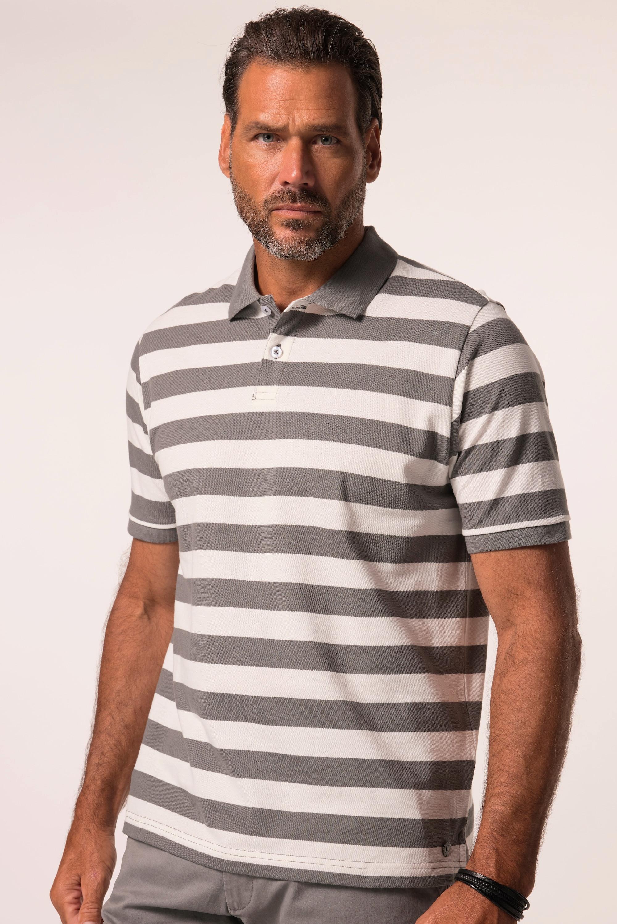 JP1880 Polo Rayé Manches Courtes Piqué  