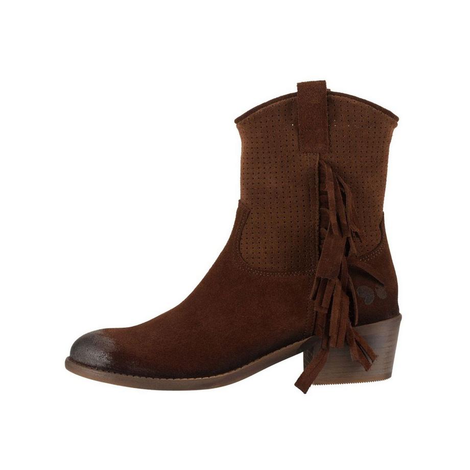 Felmini Western inspirierte Stiefelette mit Fransen  
