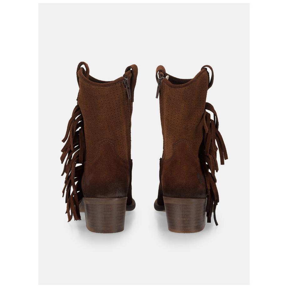 Felmini Western inspirierte Stiefelette mit Fransen  
