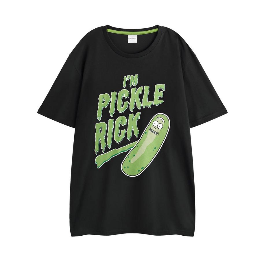 Rick And Morty  Ensemble De Pyjama Long Manches Courtes Motif Pickle Rick 