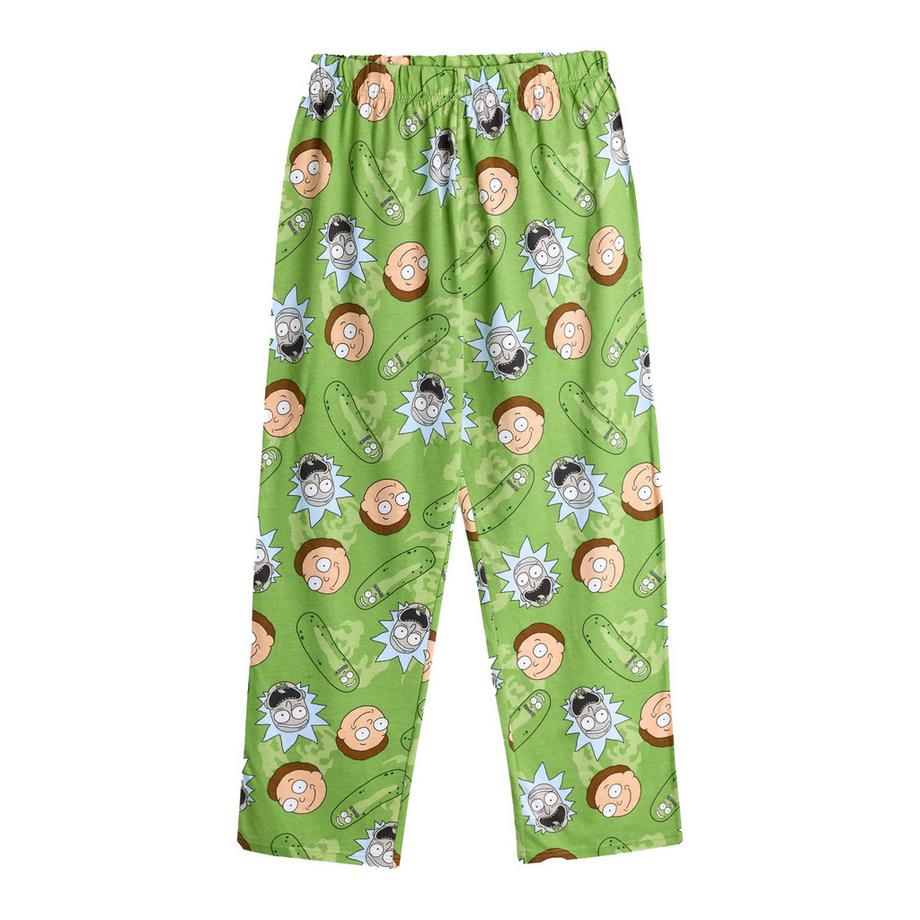 Rick And Morty  Ensemble De Pyjama Long Manches Courtes Motif Pickle Rick 