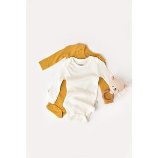 BabyCosy Organic  Body, manches longues, 2 Pack 
